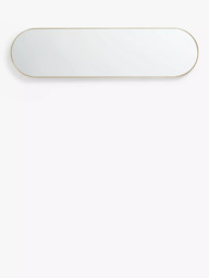 John Lewis Scandi Metal Lozenge Mirror, 122 x 30cm - thumbnail 4