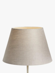 John Lewis Sophia Pure Linen Tapered Lampshade - thumbnail 3