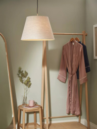 John Lewis Sophia Pure Linen Tapered Lampshade - thumbnail 2
