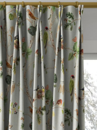 Sanderson Woodland Chorus Made to Measure Curtains or Roman Blind, Sky Blue/Multi - thumbnail 4
