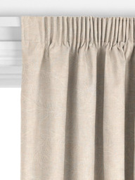 John Lewis Acanthus Embroidered Made to Measure Curtains or Roman Blind, Greige - thumbnail 3