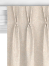 John Lewis Acanthus Embroidered Made to Measure Curtains or Roman Blind, Greige - thumbnail 5