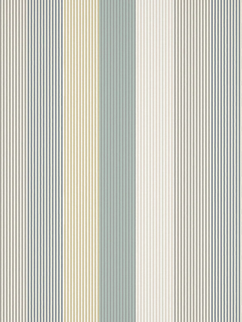 Harlequin Funfair Stripe Made to Measure Curtains or Roman Blind, Calico/Cloud/Pebble - image 1