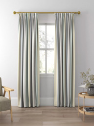 Harlequin Funfair Stripe Made to Measure Curtains or Roman Blind, Calico/Cloud/Pebble - thumbnail 5