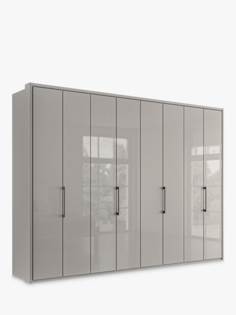 John Lewis Osaka 3m Bi-Fold Wardrobe with 8 Glass Doors - image 1