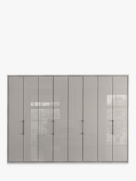 John Lewis Osaka 3m Bi-Fold Wardrobe with 8 Glass Doors - thumbnail 4