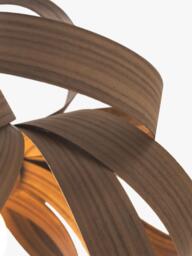 Tom Raffield Skipper Small Pendant Ceiling Light, Dia.46cm, Walnut - thumbnail 5