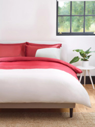 Jasper Conran London 300 Cotton Thread Colour Block Duvet Cover Set - thumbnail 1