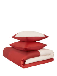 Jasper Conran London 300 Cotton Thread Colour Block Duvet Cover Set - thumbnail 6