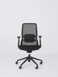John Lewis James Mesh Office Chair, Black - thumbnail 2