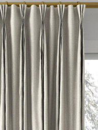 John Lewis Herringbone Made to Measure Curtains or Roman Blind, Mole - thumbnail 6