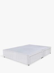John Lewis Non-Sprung Upholstered 4 Drawer Divan Base, Double - thumbnail 1