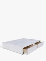 John Lewis Non-Sprung Upholstered 4 Drawer Divan Base, Double - thumbnail 2