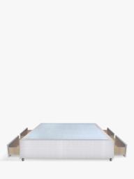 John Lewis Non-Sprung Upholstered 4 Drawer Divan Base, Double - thumbnail 3
