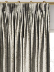 William Morris At Home Strawberry Thief Woven Made to Measure Curtains or Roman Blind, Limestone - thumbnail 2
