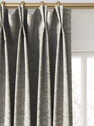 William Morris At Home Strawberry Thief Woven Made to Measure Curtains or Roman Blind, Limestone - thumbnail 4