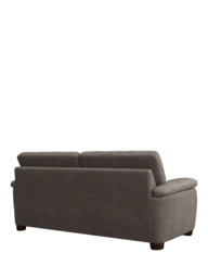 John Lewis Camden Large 3 Seater Leather Sofa, Dark Leg - thumbnail 4
