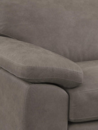 John Lewis Camden Large 3 Seater Leather Sofa, Dark Leg - thumbnail 6
