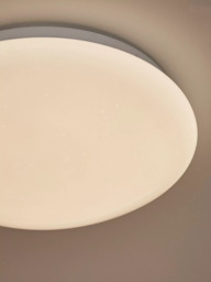John Lewis Star Sparkle LED Flush Ceiling Light, White - thumbnail 5