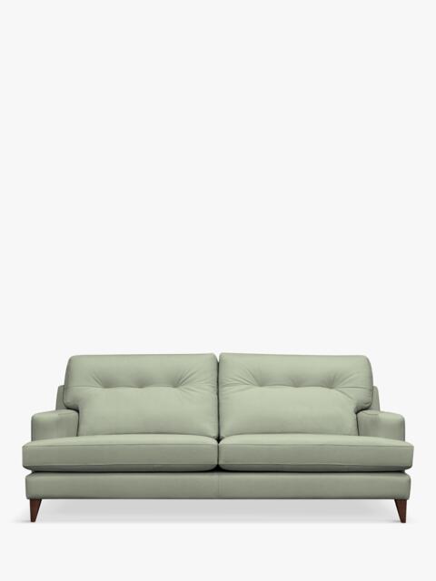 G Plan Vintage Seventy Two Large 4 Leather Seater Sofa, Dark Leg - image 1