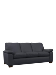John Lewis Camden Grand 4 Seater Leather Sofa, Dark Leg - thumbnail 1