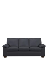 John Lewis Camden Grand 4 Seater Leather Sofa, Dark Leg - thumbnail 5