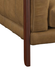 John Lewis Nest Medium 2 Seater Leather Sofa, Dark Leg - thumbnail 6