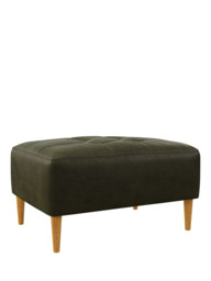 John Lewis Draper II Footstool, Light Leg - thumbnail 1