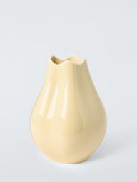 John Lewis x Anine Cecilie Iversen Ceramic Vase, Butter Yellow - thumbnail 1