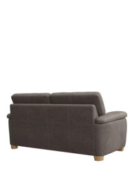 John Lewis Camden Medium 2 Seater Leather Sofa, Light Leg - thumbnail 4