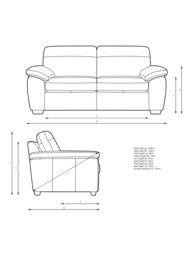 John Lewis Camden Medium 2 Seater Leather Sofa, Light Leg - thumbnail 2