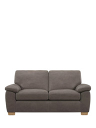 John Lewis Camden Medium 2 Seater Leather Sofa, Light Leg - thumbnail 5