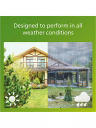 Philips Radii Ultra Efficient Solar Powered Motion Sensor LED Outdoor Light, Black - thumbnail 4