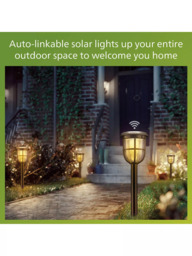 Philips Radii Ultra Efficient Solar Powered Motion Sensor LED Outdoor Light, Black - thumbnail 6