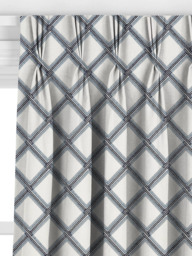 John Lewis Oakley Embroidery Made to Measure Curtains or Roman Blind, Lake Blue - thumbnail 6