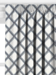 John Lewis Oakley Embroidery Made to Measure Curtains or Roman Blind, Lake Blue - thumbnail 2