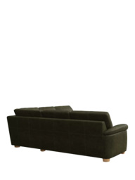 John Lewis Camden 5+ Seater Corner Leather Sofa, Light Leg - thumbnail 4