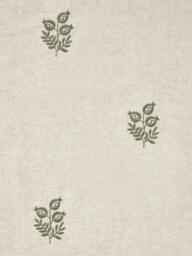 John Lewis Ariana Lined Pencil Pleat Door Curtain, Green - thumbnail 5