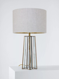 Laura Ashley Star Table Lamp, Brass - thumbnail 3