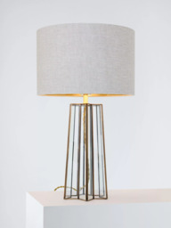 Laura Ashley Star Table Lamp, Brass - thumbnail 1