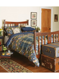 Morris & Co. Strawberry Thief Cotton Duvet Cover Set - thumbnail 1