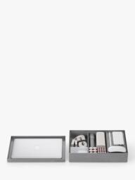 Like-it Nesting Organiser, Set of 4, Shallow, White - thumbnail 3