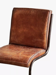 nkuku Narwana Leather Desk Chair, Aged Tan - thumbnail 5