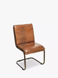 nkuku Narwana Leather Desk Chair, Aged Tan - thumbnail 6