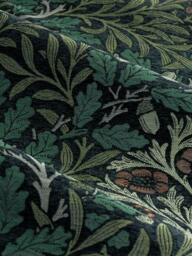 Morris & Co. Acorn Jacquard Pair Lined Pencil Pleat Curtains - thumbnail 4