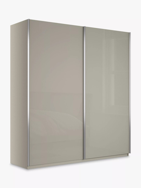 John Lewis Elstra 200cm Wardrobe with Glass Sliding Doors - image 1
