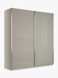 John Lewis Elstra 200cm Wardrobe with Glass Sliding Doors - thumbnail 1