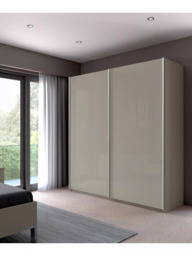 John Lewis Elstra 200cm Wardrobe with Glass Sliding Doors - thumbnail 3