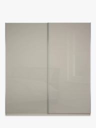 John Lewis Elstra 200cm Wardrobe with Glass Sliding Doors - thumbnail 2