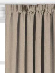 John Lewis Linen Look Made to Measure Curtains or Roman Blind, Biscuit - thumbnail 2